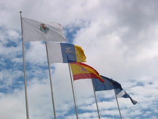 Picture af flag på tenerife