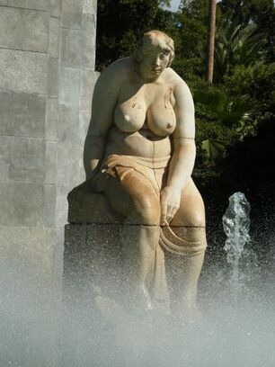 Picture af skulptur i byparken i Santa Cruz de Tenerife
